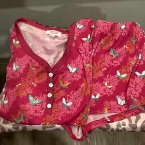 Jordann Jammies Butterfly Pajama Short Set. Size XS - NWOT Sunshine Sisters